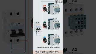 Three contactor interlocking #electrical #animeedit #cyberpunkanime
