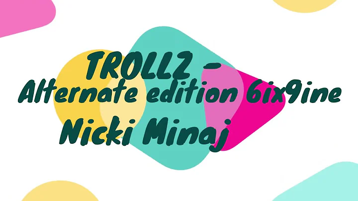 TROLLZ - Alternate edition 6ix9ine - Nicki Minaj (lyric - letra)
