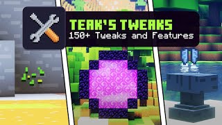 Add 150+ Toggelable Tweaks and Features to Minecraft
