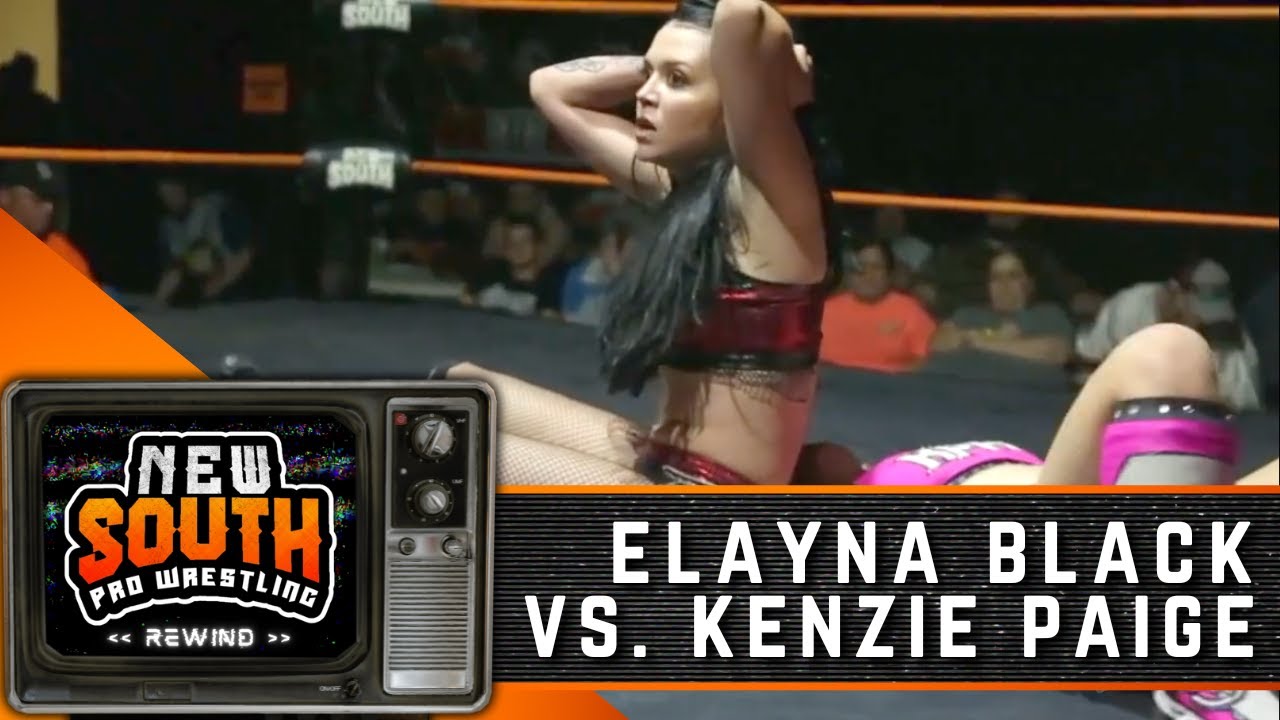 Элейна Блэк (Кора Джейд из WWE NXT) против Кензи Пейдж (NWA) (ПОЛНЫЙ МАТЧ | New South Rewind)