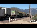 Railfanning Cajon Pass, Ontario and Santa Fe Springs Feat ACe leader CN and Mid DPU’s