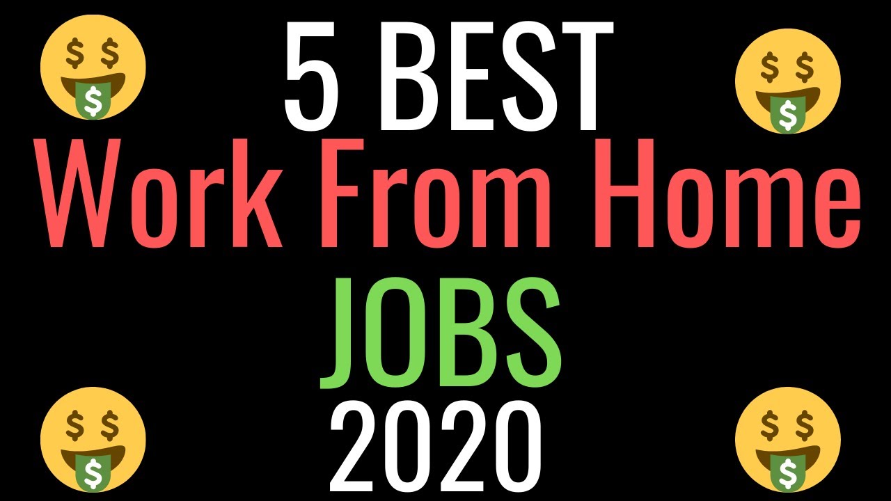 5 Best Work From Home Jobs in 2020 That Pay $100 Per Day Or More - YouTube