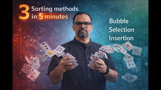 3 Sorting methods in 5 minutes 