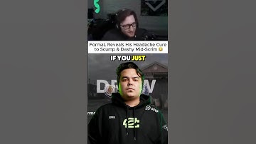 FormaL Reveals His Headache Cure to Scump & Dashy Mid Scrim 😂