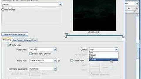 VTC Flash Video Tutorial - Video Bit Rate