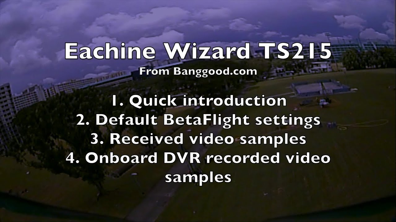 Eachine Wizard TS215 - Part 1/2 - Great platform let down by the FPV system ☹️