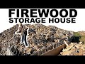 Worlds greatest firewood storage house