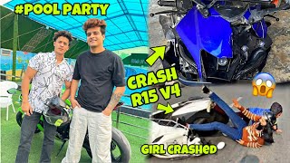 R15 v4 live Crash 💔🤬 ~|| total loss 😱😱 || lifestyle vlog ❤️‍🔥