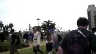 Standing in line for The Watchmen screening at Comicon