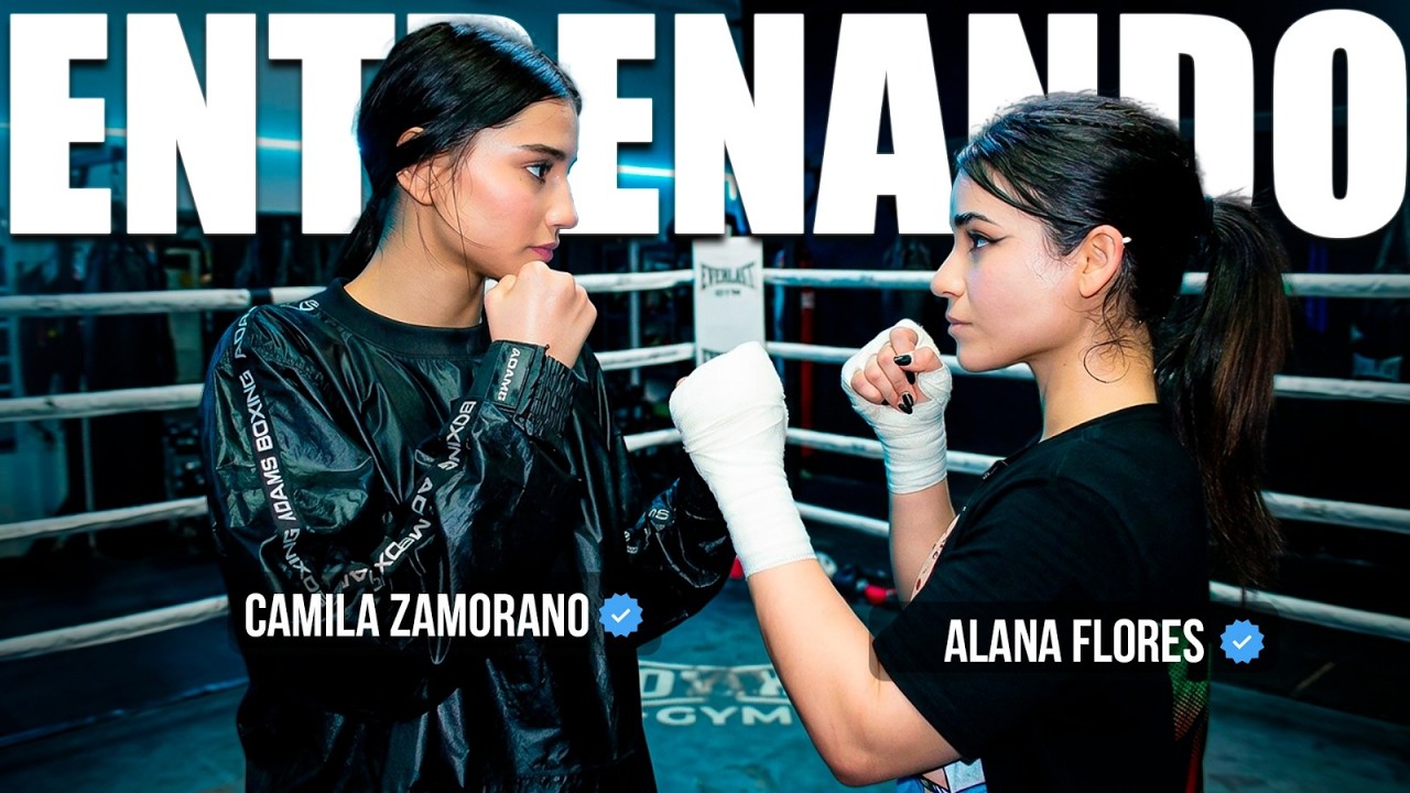 ENTRENANDO BOXEO CON CAMILA ZAMORANO 🥊 LA CAMPEONA DEL MUNDO MAS JOVEN! 