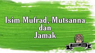Bahasa Arab| Isim Mufrad, Mutsanna, Jamak Mudzakar dan Muannas Salim