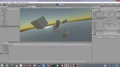 Sıfırdan Unity 1 - Arayüzü Tanıyalım