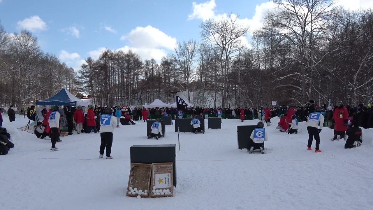 でぃくさんズ神出 vs NMT 2set　 第34回昭和新山国際雪合戦大会　決勝