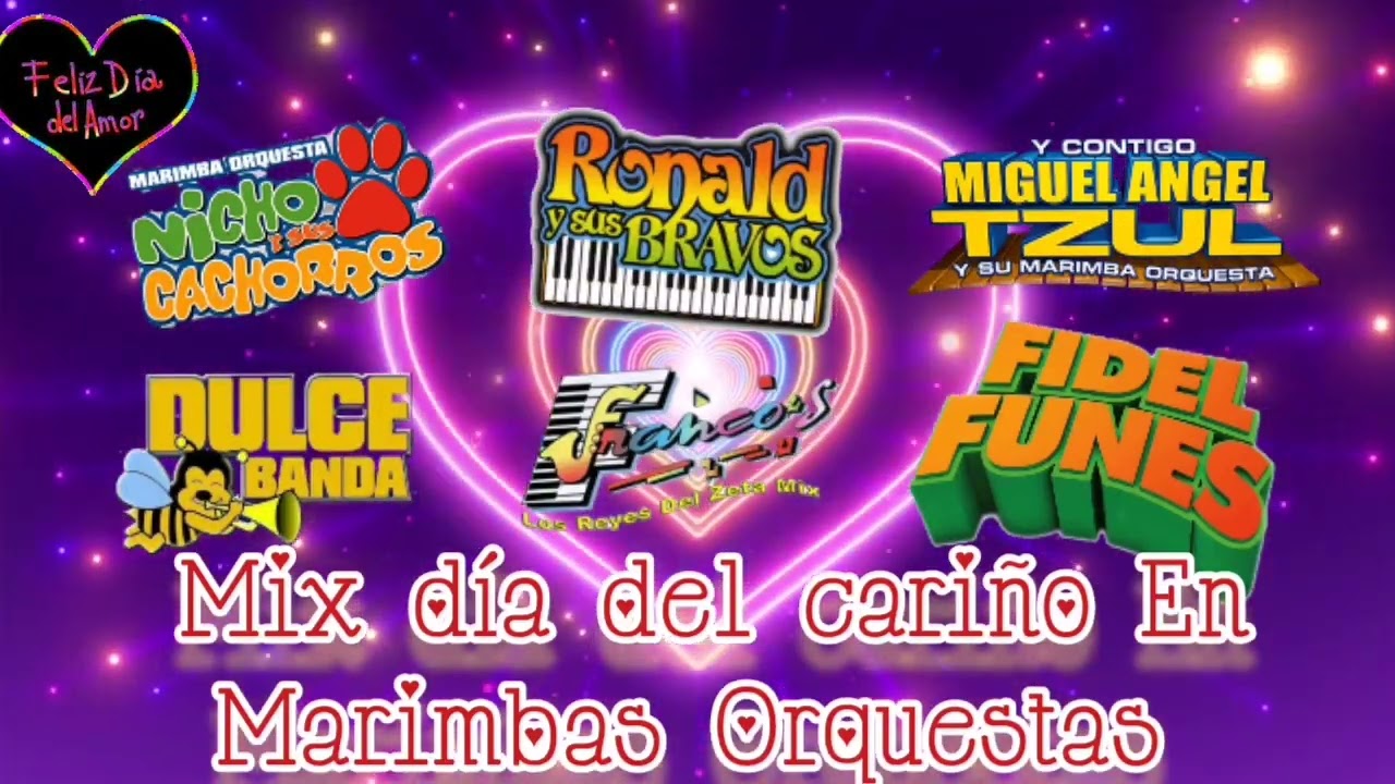 Mix Romántico en Marimbas Orquestas de Guatemala 🇬🇹 Dj Santos González