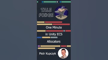 One Minute in Unity ECS - Allocators #ecs #unity #gamedev #tutorials #trending