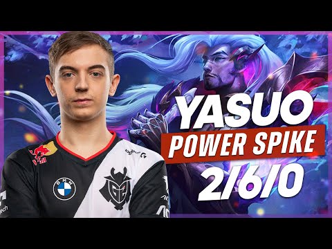 The 2/6/0 Yasuo POWERSPIKE Is CRAZY | G2 Caps
