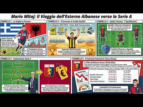 Video MARIO MITAJ IL NUOVO ACQUISTO DEL GENOA? PARLIAMONE serie A