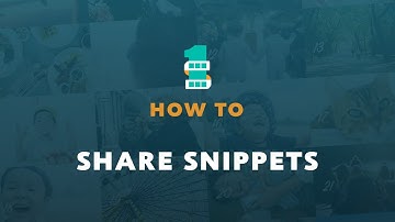 HOW TO SHARE SNIPPETS IN 1SE | ANDROID
