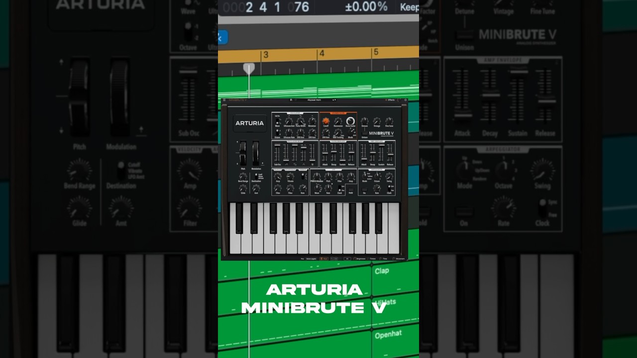 Arturia Minibrute V in Action!