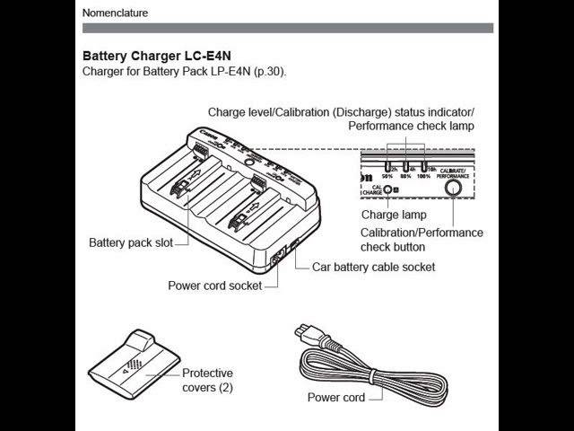 Canon LC-E4N Battery Charger