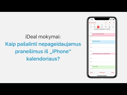 iDeal mokymai: Kaip pašalinti nepageidaujamus pranešimus iš „iPhone“ kalendoriaus?