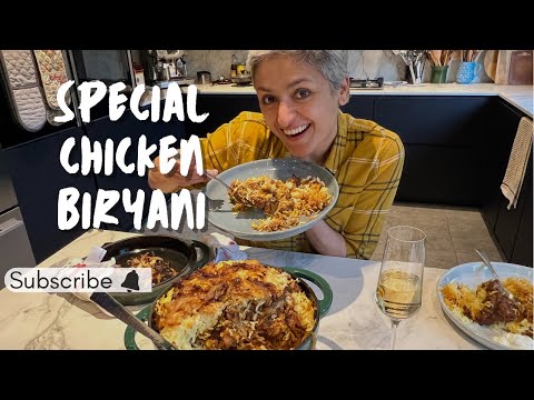 SPECIAL CHICKEN BIRYANI  Trying the delicious PARSI CHICKEN BIRYANI recipe  Food with Chetna