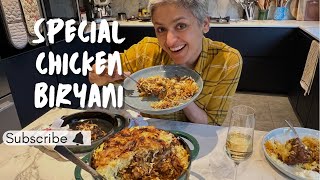 SPECIAL CHICKEN BIRYANI | Trying the delicious PARSI CHICKEN BIRYANI recipe | Food with Chetna