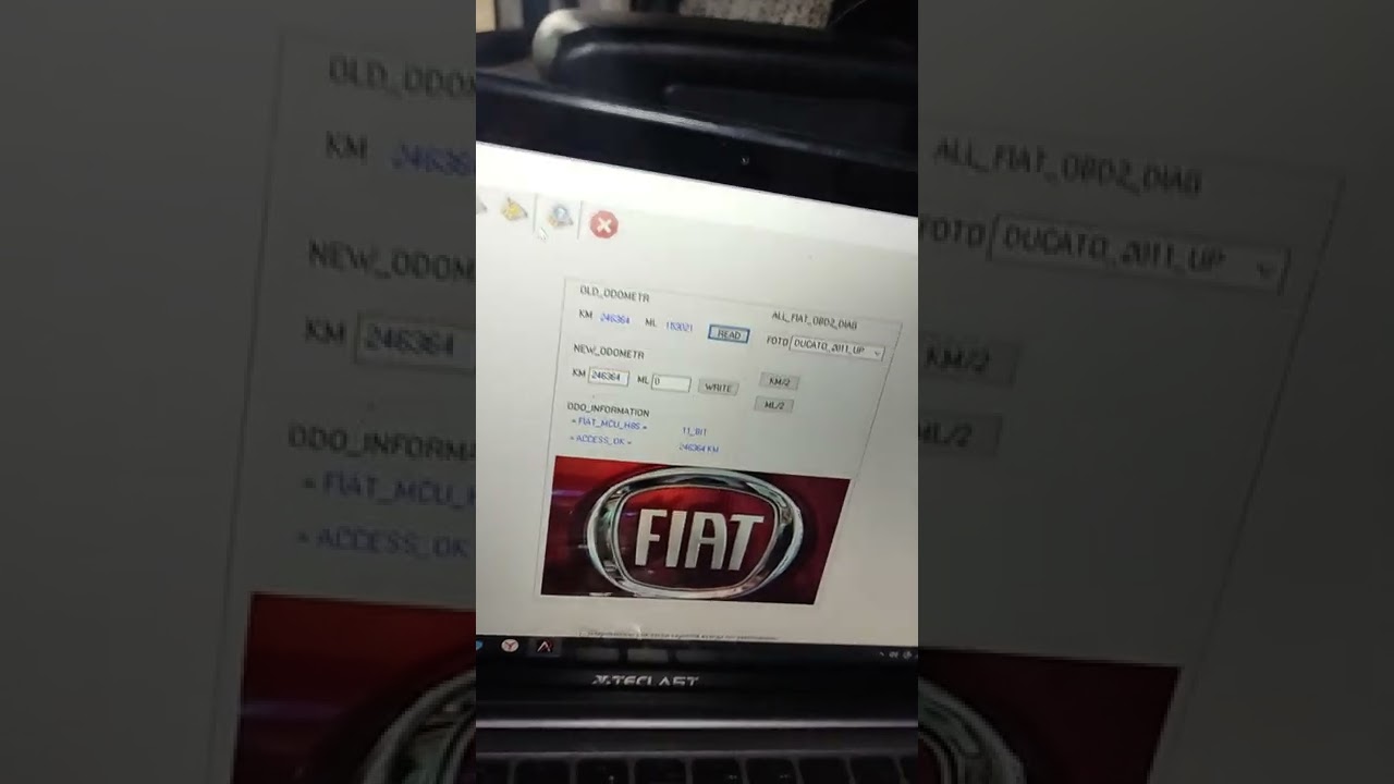 Корректировка пробега fiat ducato