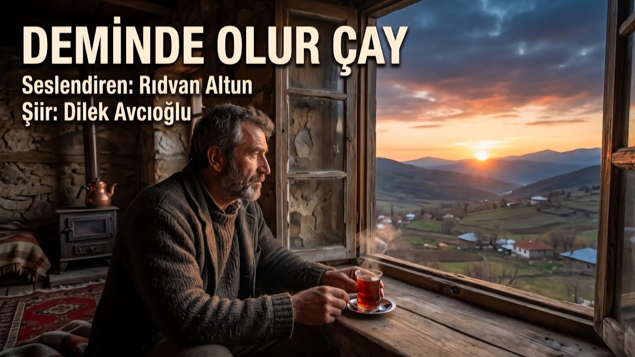 DEMİNDE OLUR ÇAY - Seslendiren: Rıdvan Altun - Şiir: Dilek Avcıoğlu 