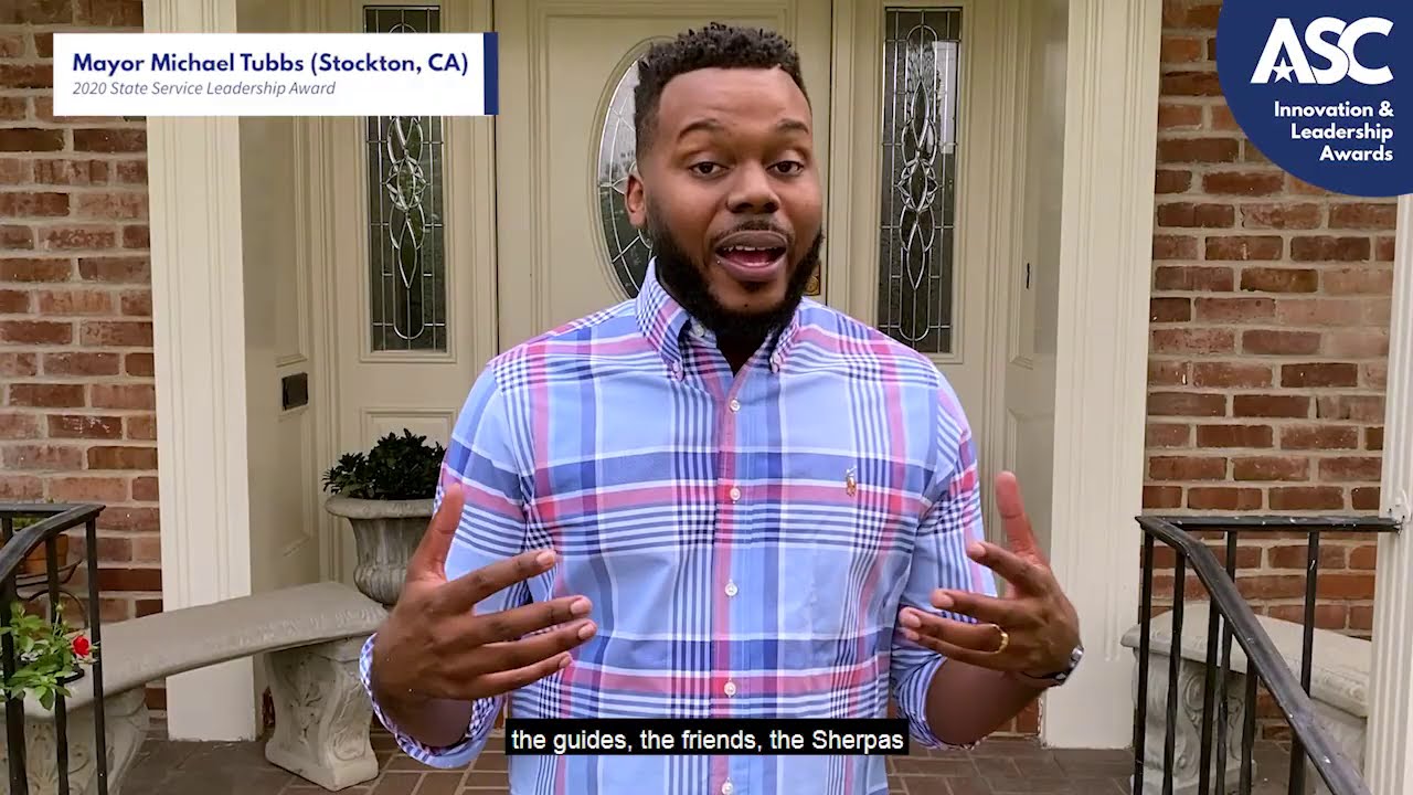 Mayor Michael Tubbs (California) - State Service Leadership Award