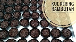 Resep kue kering rambutan / kue kering bola coklat - Durasi: 7.51. 