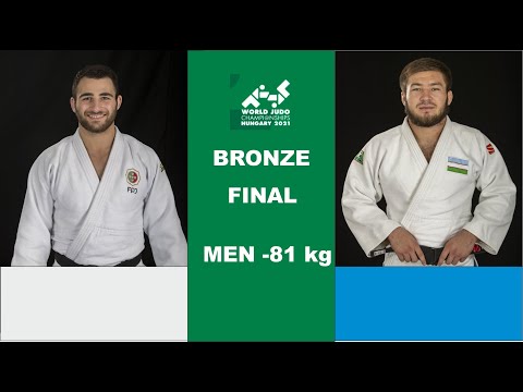 Egutidze Anri vs Boltaboev Sharofiddin Bronze medal contest Judo World Championships 2021