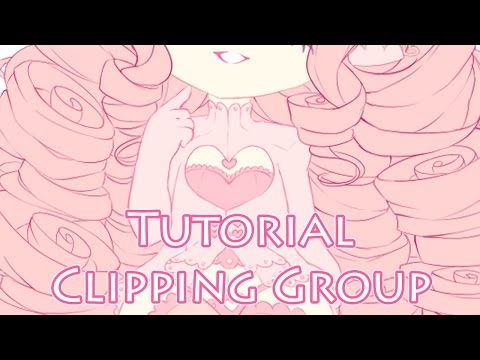 Paint tool SAI Tutorial - How to colour inside the lines/Clipping group
