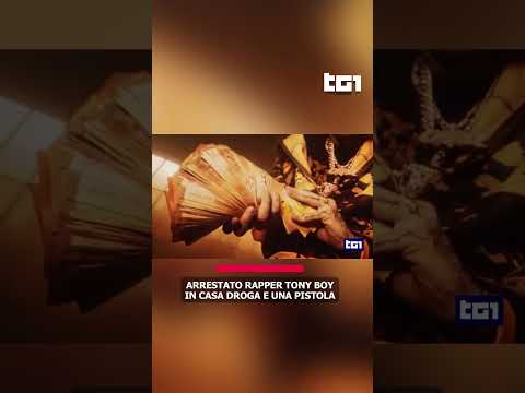 Video Arrestato rapper Tony Boy. In casa droga e una pistola.