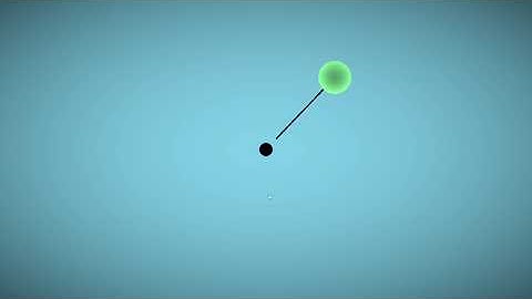 Simple pendulum simulation