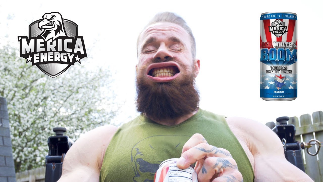 'Merica Energy Drink- Seth Feroce Lawn-Mowing Pick Me Up Ad!