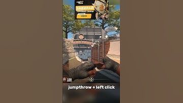 Смок в банк на карте Overpass #smoke #cs2 #overpass #smokeoverpass