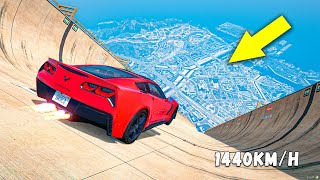 СПУСК С ГОРЫ БЕЗ ТОРМОЗОВ НА НОВЫХ ЧИТ ТАЧКАХ В GTA 5 ONLINE!