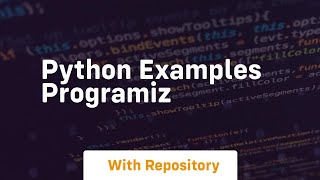 Python Examples Programiz