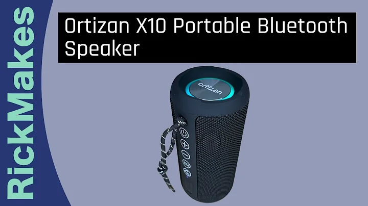 ¡Descubre el increíble altavoz portátil Ortazin X10 con Bluetooth!