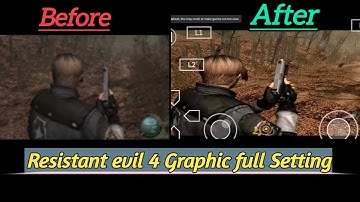 resident evil 4 (PS2) game settings aethersx2 emulator android 60fps downlowd ini setting files