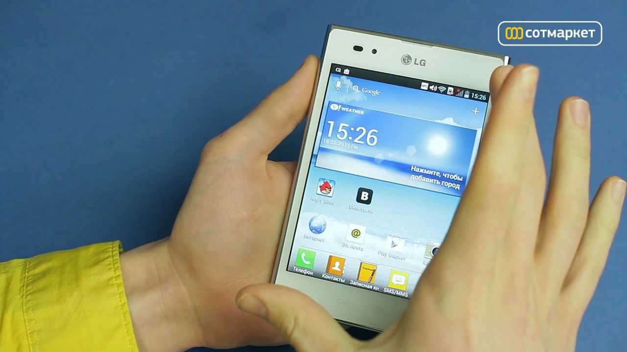 Видео обзор LG Optimus VU от Сотмаркета