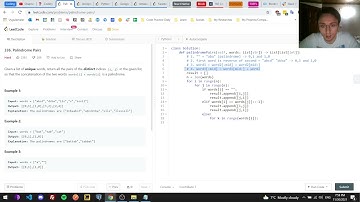 LeetCode - Hard - Palindrome Pairs - v1
