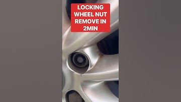 Locking Wheel Nut Removal in 2 minute #lockingwheelnut #carrepair #carmaintenance