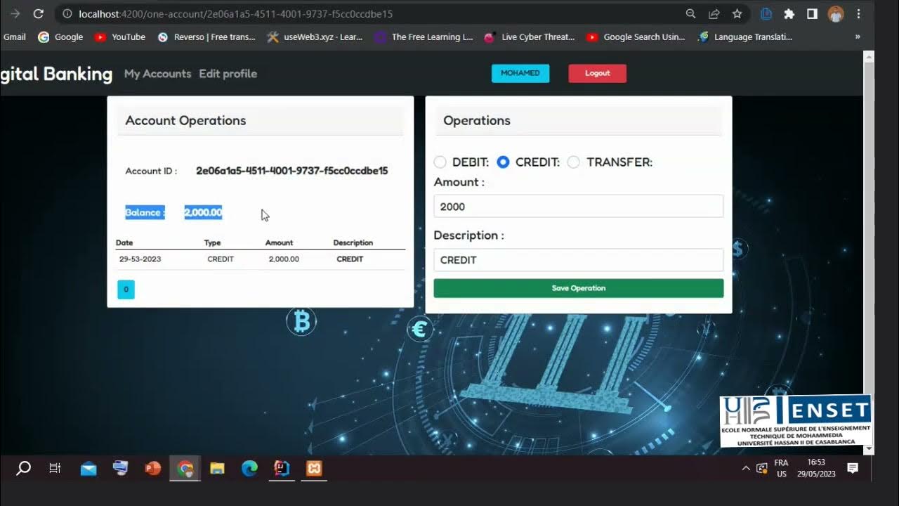 Digital Banking Application Web Built With Spring Boot And Angular ...