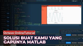Jalankan Skrip #coding  MATLAB di Octave GRATIS, Langkah demi Langkah #programming cara pakai Octave