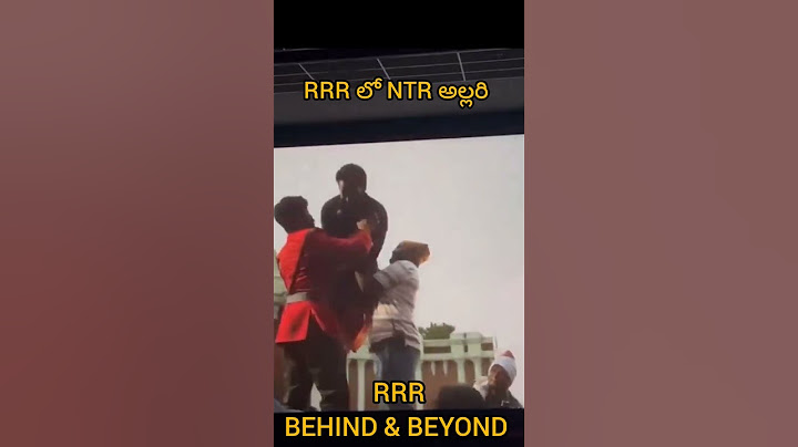 NTR అల్లరి.RRR BEHIND & BEYOND MOVIE EXPERIENCE