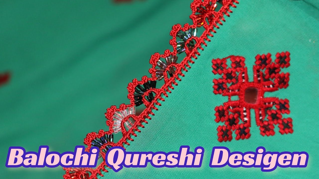 Cutdana Balochi Koreshiya Desgin Dupatts / Easy  Beautiful Qureshia Work #balochi #balochidaab