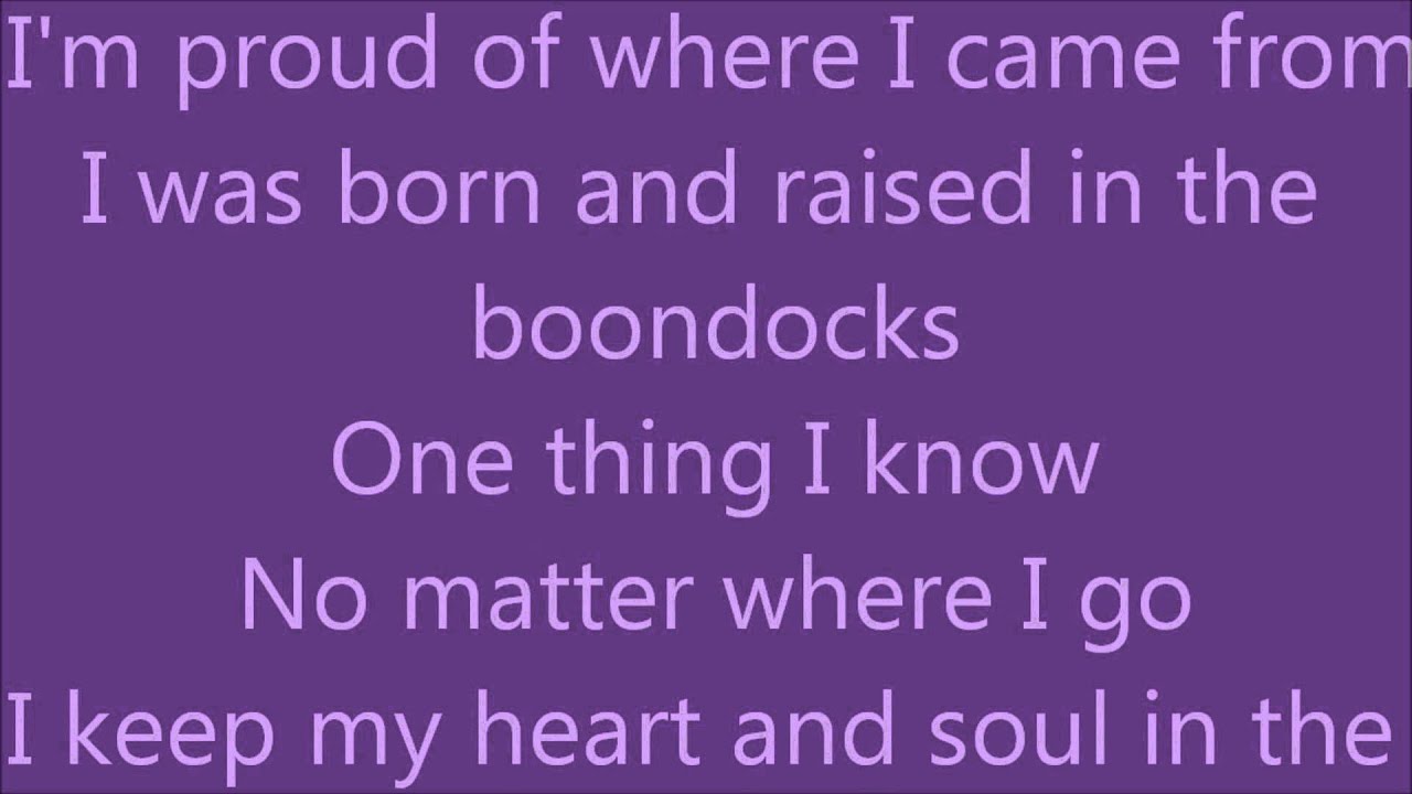 Boondocks Little Big Town (with lyrics) YouTube