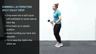 Famous 1-Dumbbell Alternating Split Squat Drop Profile